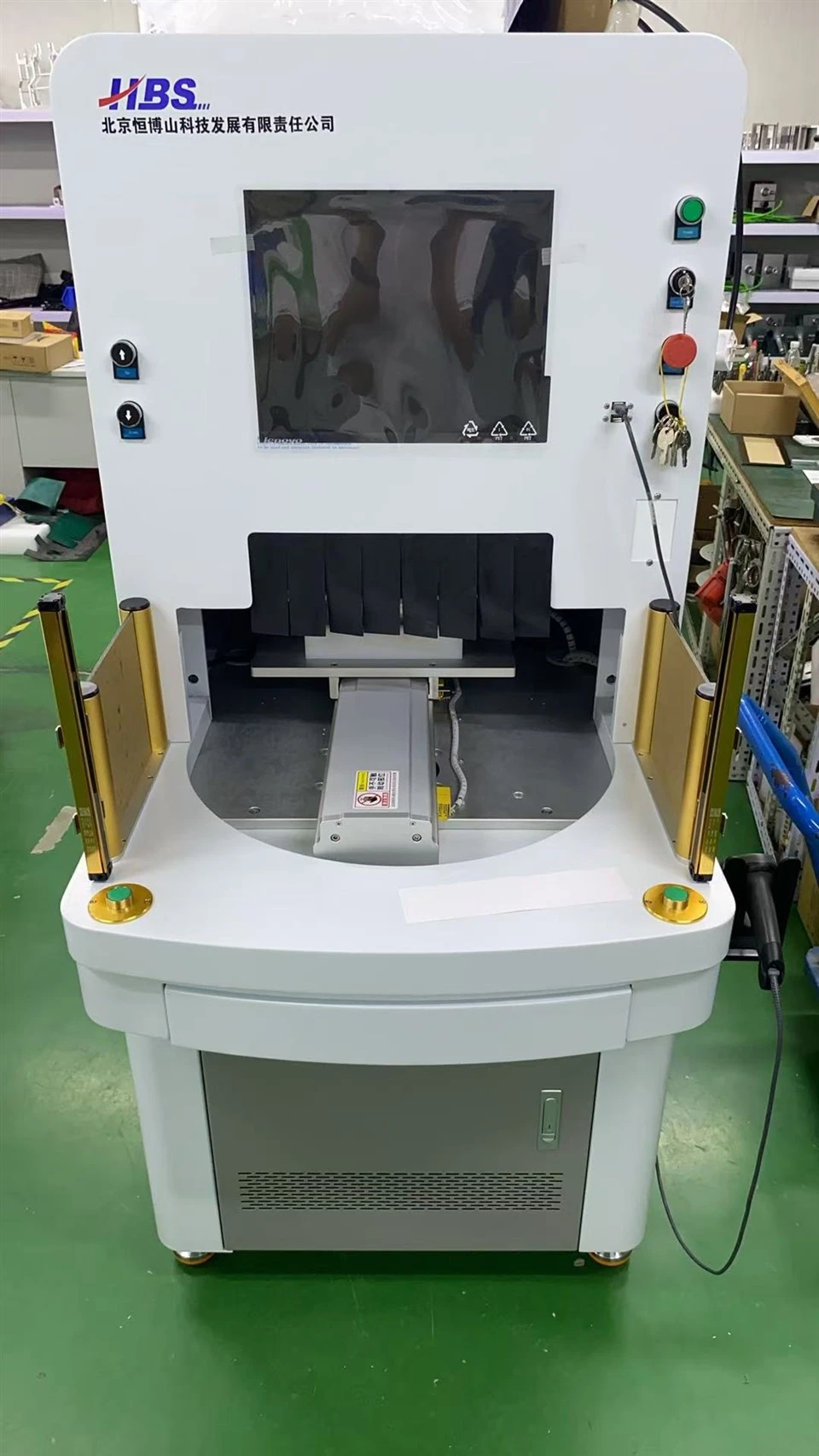 Circular Axle Positioning Laser Marking Enclosed Machine